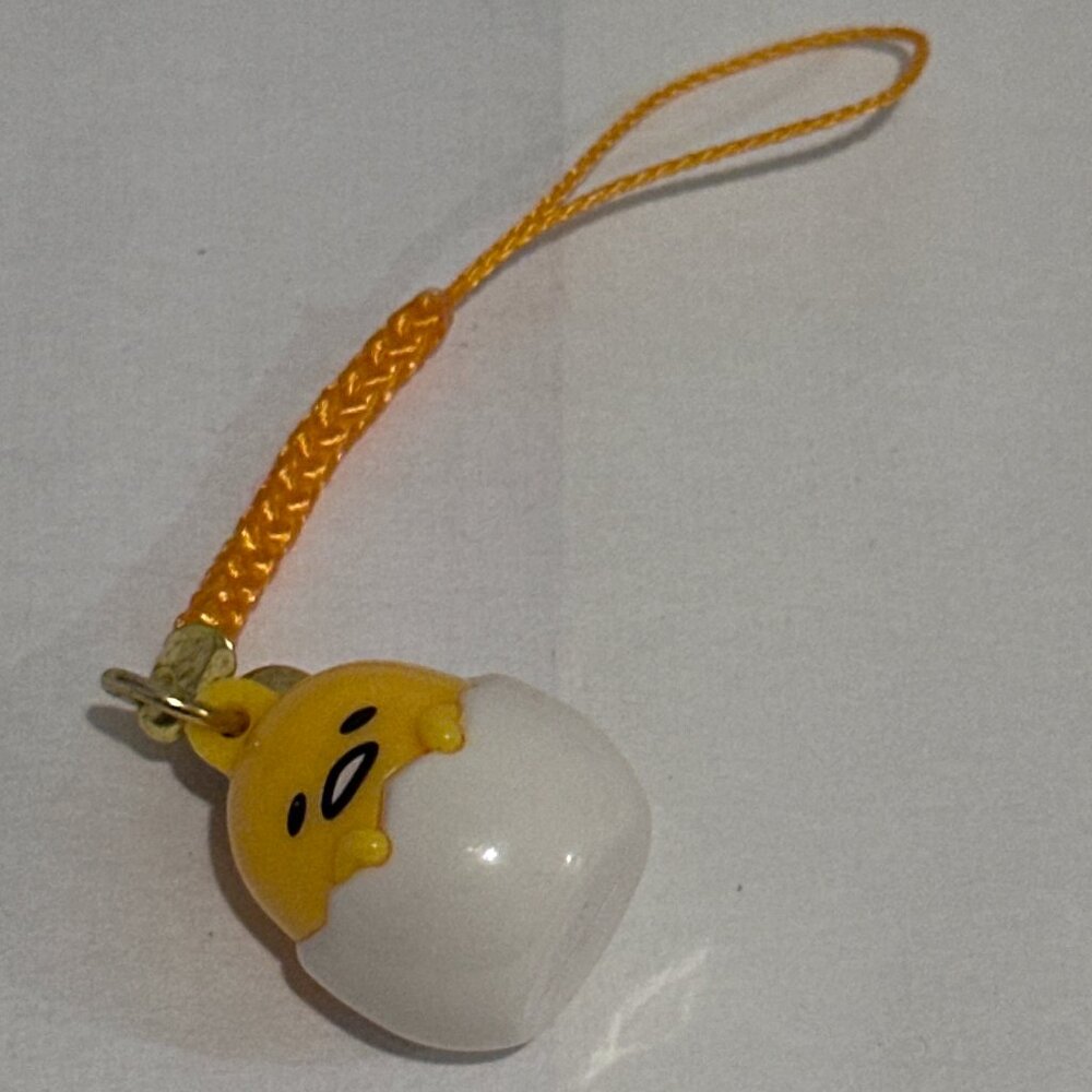 🍳💛 Sanrio Gudetama Charm Strap – Authentic Japan Kawaii Egg Character Keychain